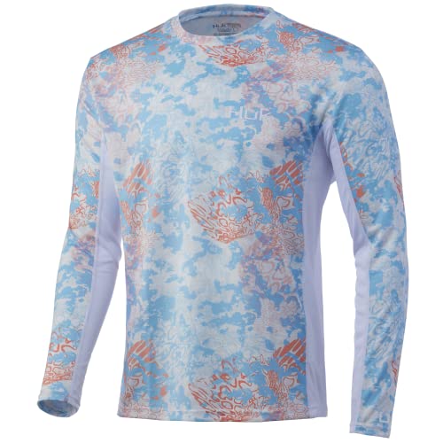 Image of HUK Men's Icon X Long Sleeve Shirt, Performance Fishing Shirt
