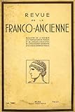  REVUE DE LA FRANCO-ANCIENNE, N° 153, JUIN 1966