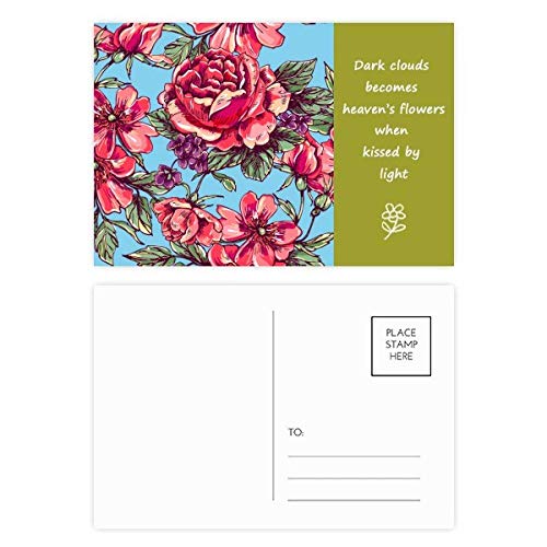 Jeu de cartes postales poésie 20pcs DIYthinker format 14x10cm