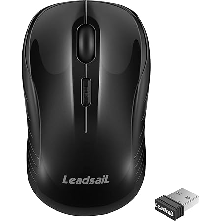 Cimetech Kabellose Maus, 2.4G Slim Funkmaus Mit USB Empfänger, Tragbare