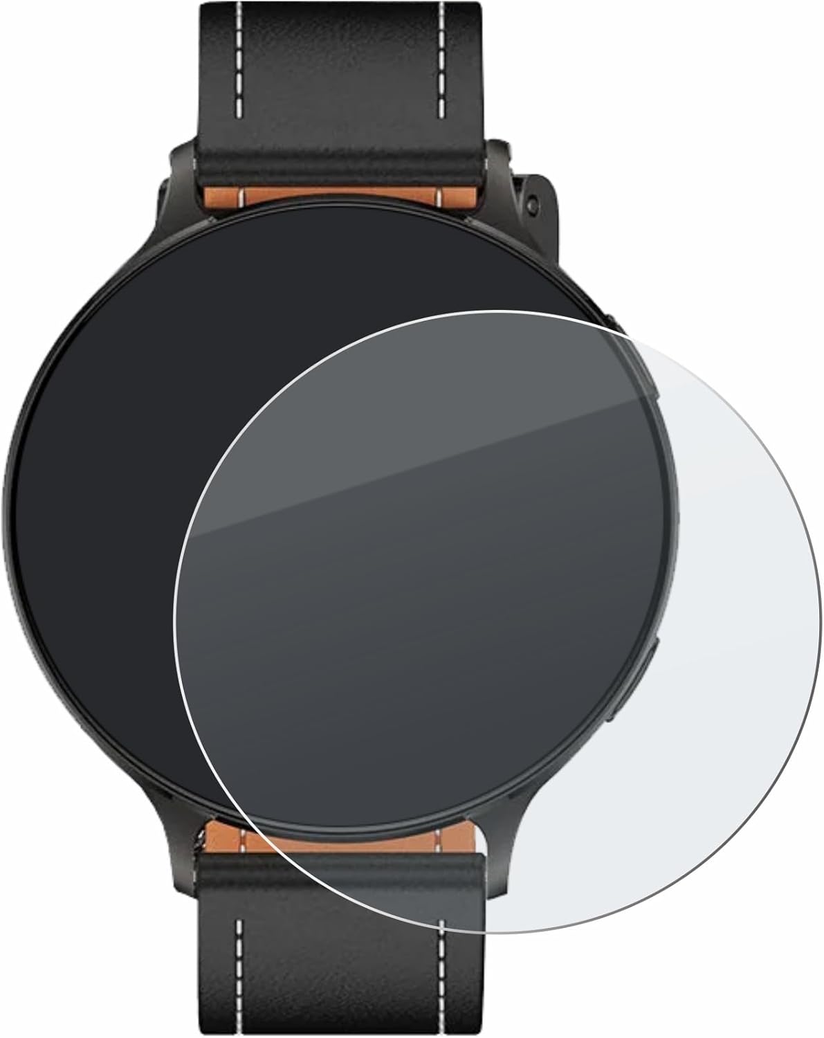 upscreen Matte Screen Protector Glass Film Compatible with Pireware Nano Smartwatch - Anti-Glare, Anti-Fingerprint, 9H Glass Protection