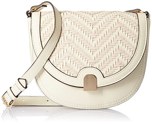 Accessorize London womens Faux Leather Cream Weave Sling bag (B09P8NGJYD) Amazon Price History, Amazon Price Tracker