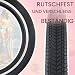 ZUKKA 2er-Pack 16 Zoll Fahrradreifen 16 x2.125 Fahrrad Reifen Mantel 54-305 und 2er-Pack 16 Zoll Schlauch für BMX, MTB Mountainbike, Dreirad, Crusier Bicycle,Schwarz
