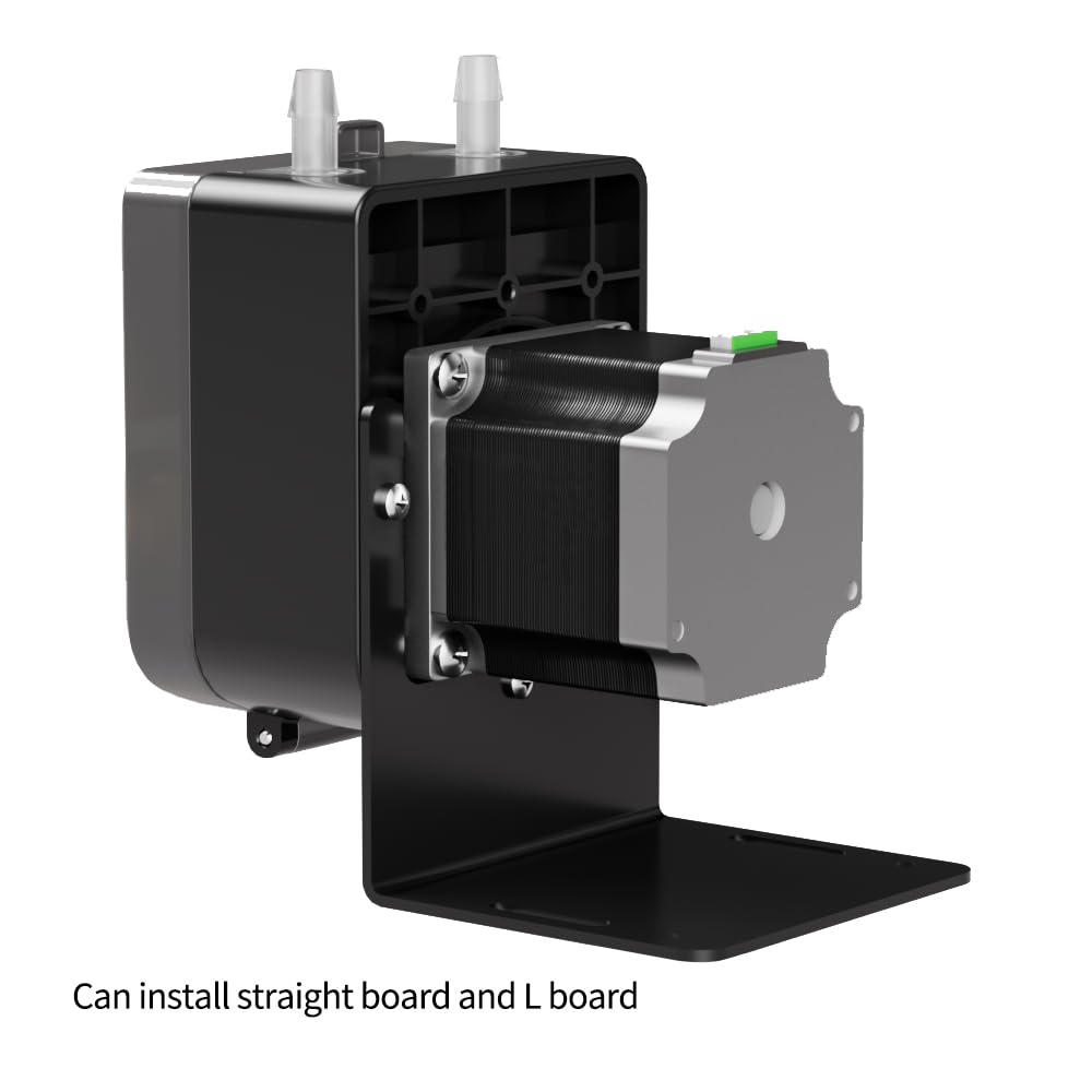 Kamoer KDS3000-ST Bomba peristáltica de alta velocidad de 24 V, bomba dosificadora duradera y de alta precisión con motor paso a paso y velocidad ajustable de 0 a 1800 ml/min para laboratorios y