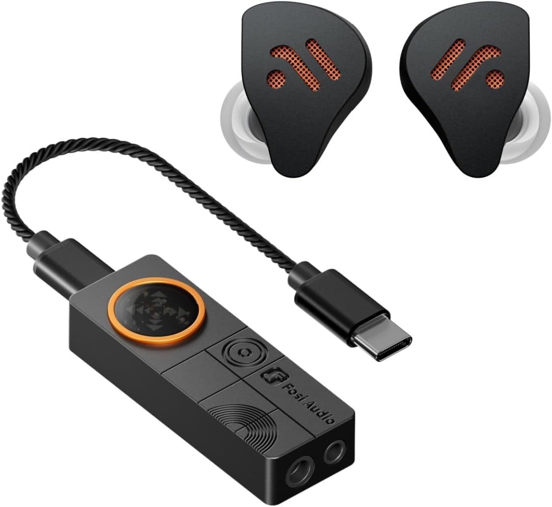 Bundle Fosi Audio DS3 DAC Portátil + IM4 Auriculares Intrauditivos Abiertos