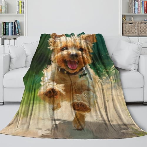 Couverture Yorkshire Terrier moelleuse de qualité supérieure
