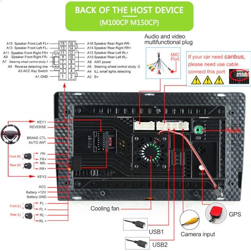 Autoradio Ford Kuga 2 Android 12 avec écran tactile 9 pouces et GPS - 6