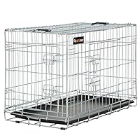 Amazon.co.jp: FEANDREA ペットケージ 77.5×48.5×55.5cm 室内外兼用 犬