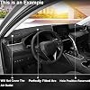 Car Auto Dashboard Cover for SsangYong Korando 2014 2015 Left Hand Drive Dashmat Pad Carpet Dash Mat