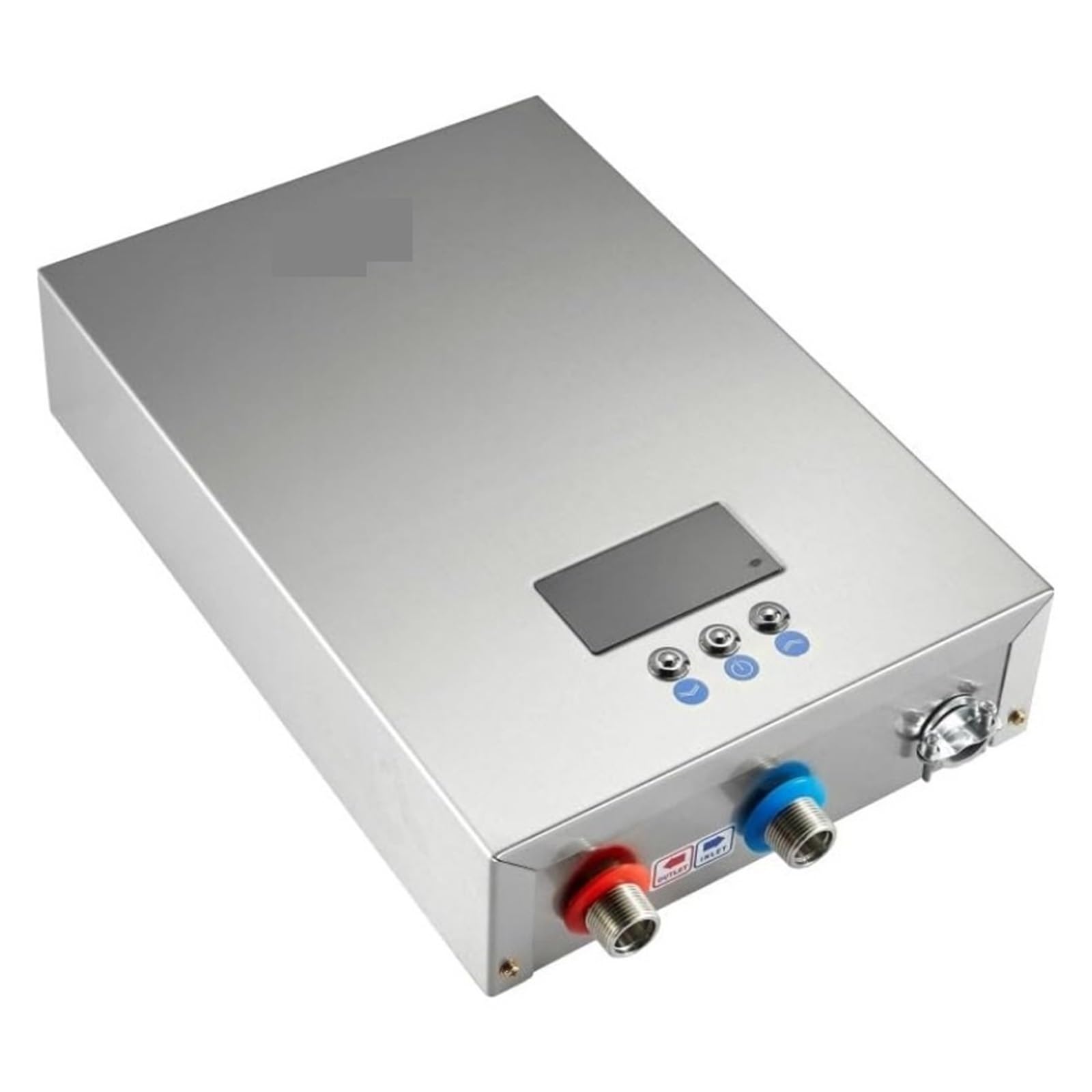 Calentador de Agua Electrico Instantaneo, Calentador De Agua Eléctrico Sin Tanque, Automodulante, De 18kW, con Múltiples Puntos De Uso, Pequeño para Duchas y Cocinas