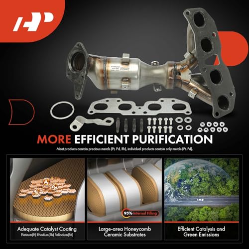 A-Premium APCCT203 Front Exhaust Manifold Catalytic Converter W/Gasket Kit thumb #5