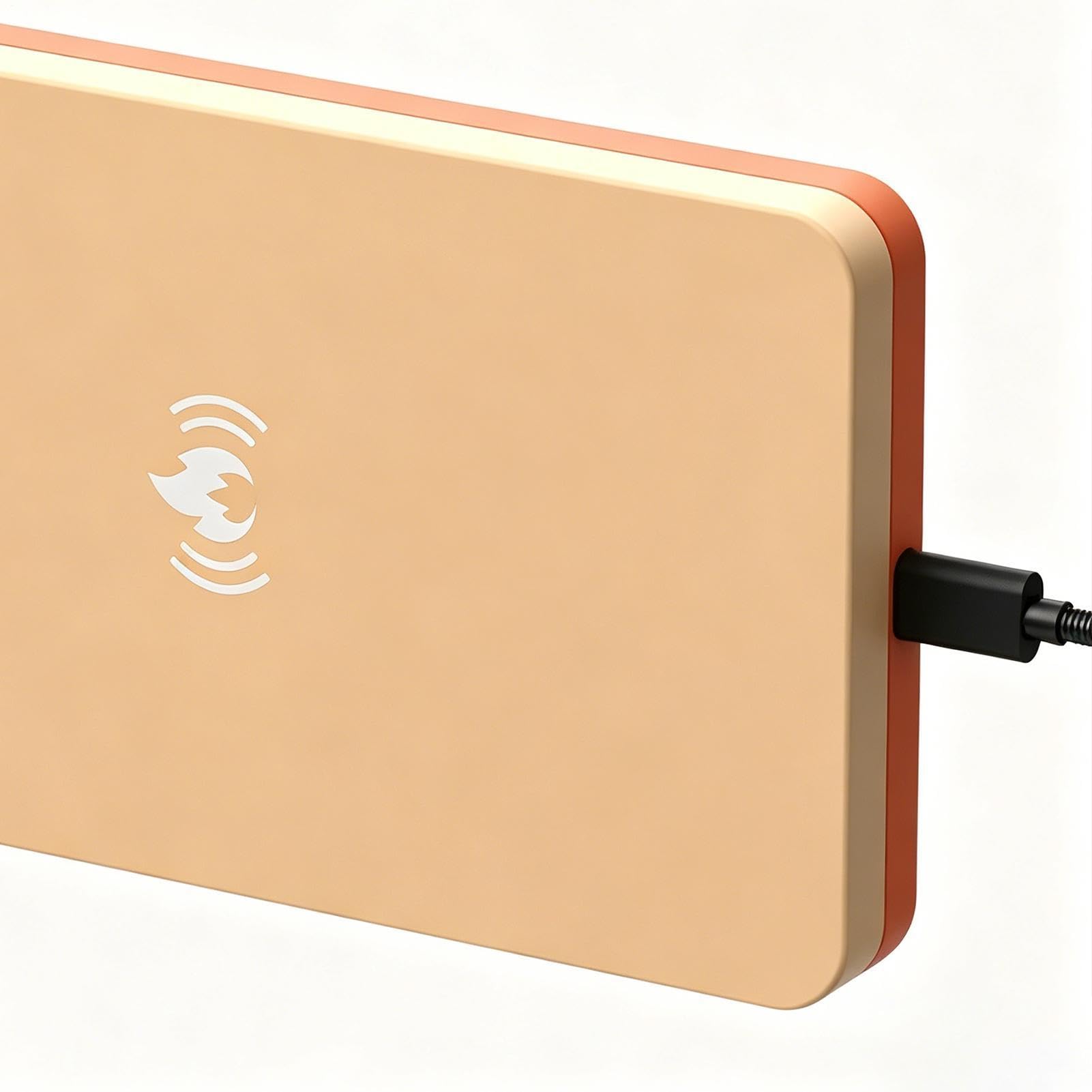 Generico Grzejnik do klatki panel grzewczy USB 18 x 10 cm | Cichy grzejnik papug 5 W przewód 1,5 m na zewnątrz zima