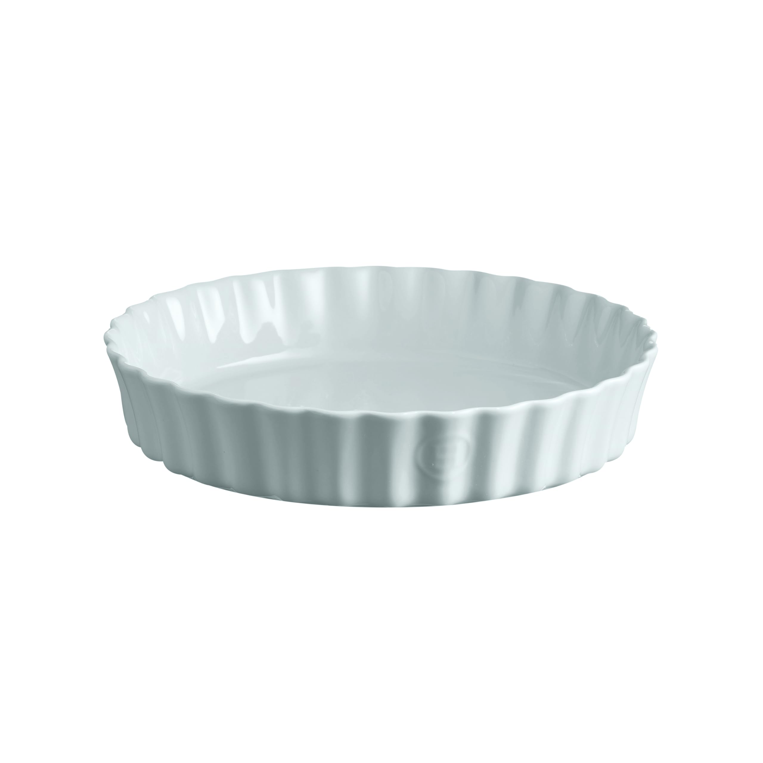 Emile Henry Tourtière Haute Ø 28 cm – Céramique Haute Résistance – Cuisson Homogène et Tarte Dorée à Cœur – Coloris Écume – Fabriqué en France