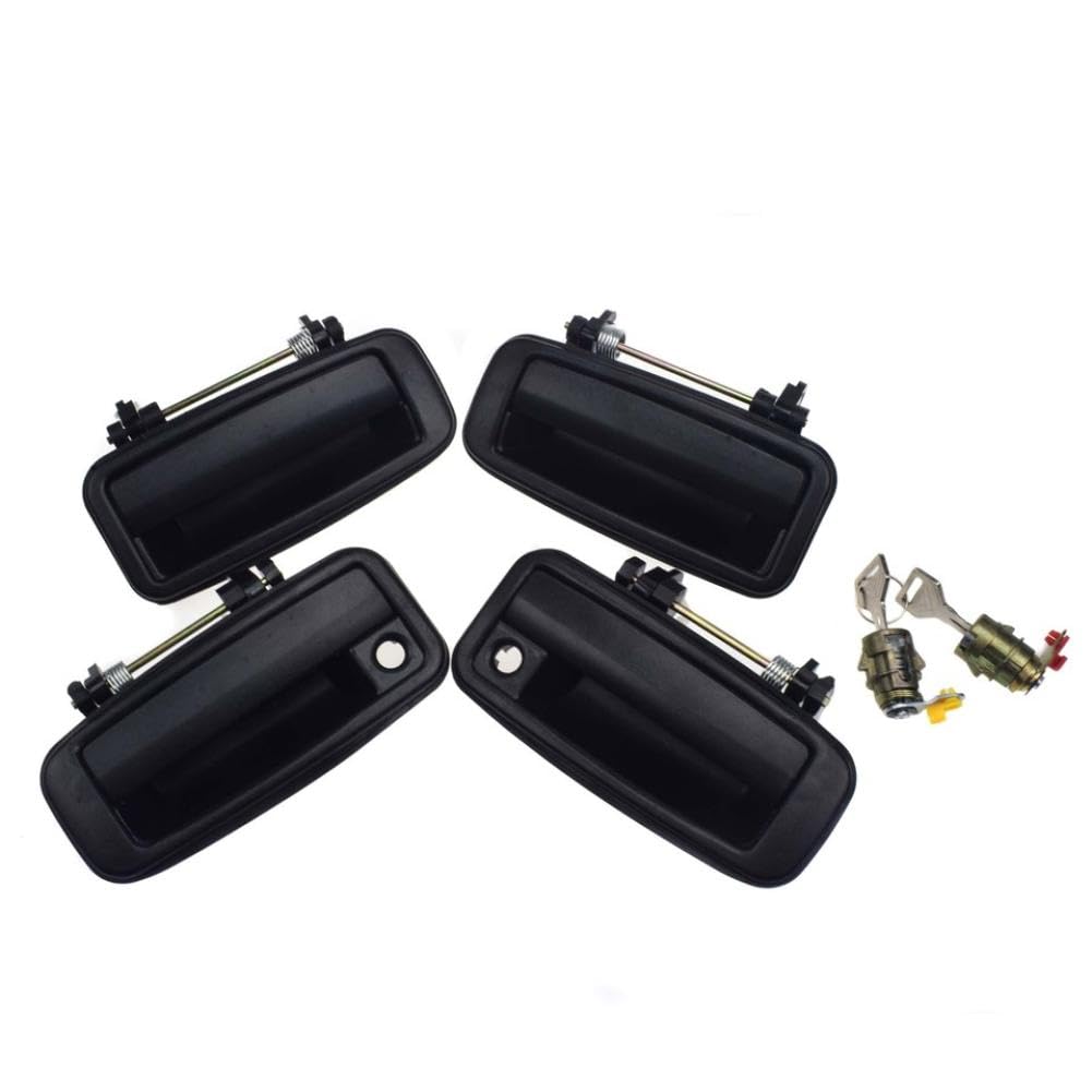 Dtchqukxd Kit 003 Door Handle & Lock Cylinder Compatible With Geo Prizm 1988-1992(Kit 003)
