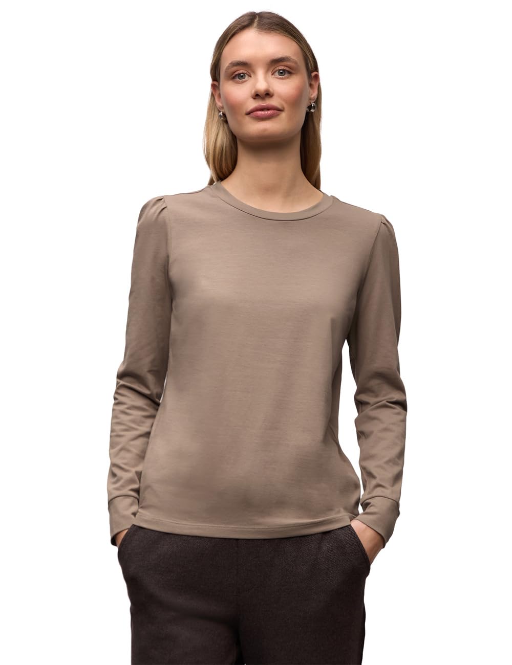 Damen Shirt mit Raffung