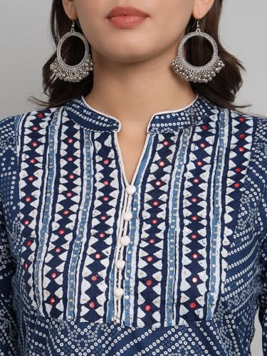 Image of Rapsodia Women's Cotton Regular Kurta (R70149-Red-P Red)