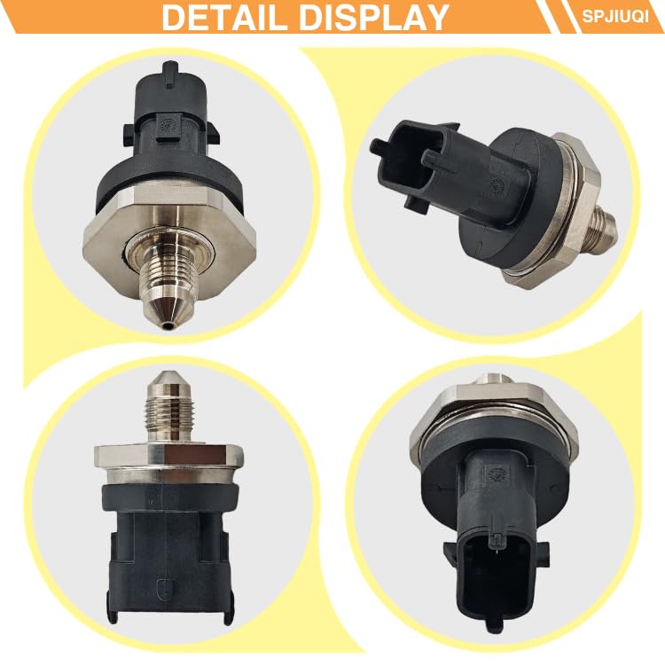 0261545039 Fuel Rail Pressure Sensor for Ford Fiesta Escape Focus | 0261545038, 1729436, 17294396, 31339211, for Ford Edge Escape Explorer Fiesta Focus Fusion Taurus Transit Connect Lincoln MKZ