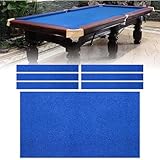 A,9ft,Table De Billard Durable Nappe Billard Kit De Remplacement Couleur Unie Tapis De Bil...