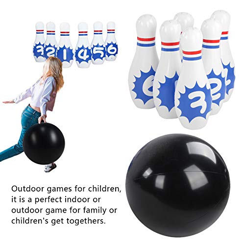 TAKE FANS Bowling-Set,SL001‑39 Indoor/Outdoor-Spiele Aufblasbares Bowling-Set für Kinder Erwachsene Lernspielzeug – Bild 4