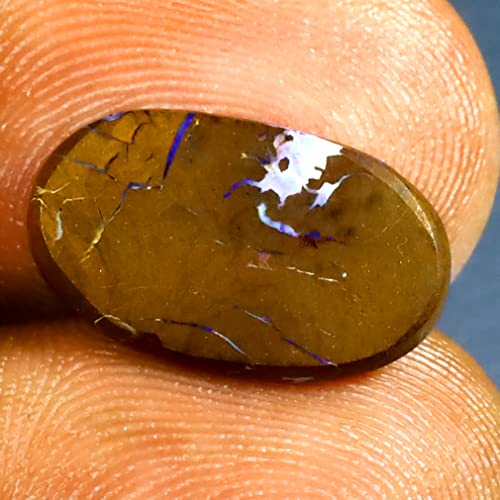 Opale boulder australienne 4.71 ct, cabochon multicolore de prestige - 2
