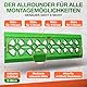 HTK TOOLS Bohrschablone Steckdose - Schnell & Exakt anzeichnen oder direkt bohren - 71 mm Abstand – Für Unterputzdose & Hohlwanddose – Elektriker Wasserwaage - Steckdosen Schablone, Profi & Heimwerker