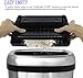 Casabella Electrostatic Floor and Carpet Sweeper | Non-Electric Vacuum Broom and Hand Push Floor Sweeper with Dual Rotating Brush Rolls System & Dust Pans | Ideal Home Cleaning Essentials | Blue