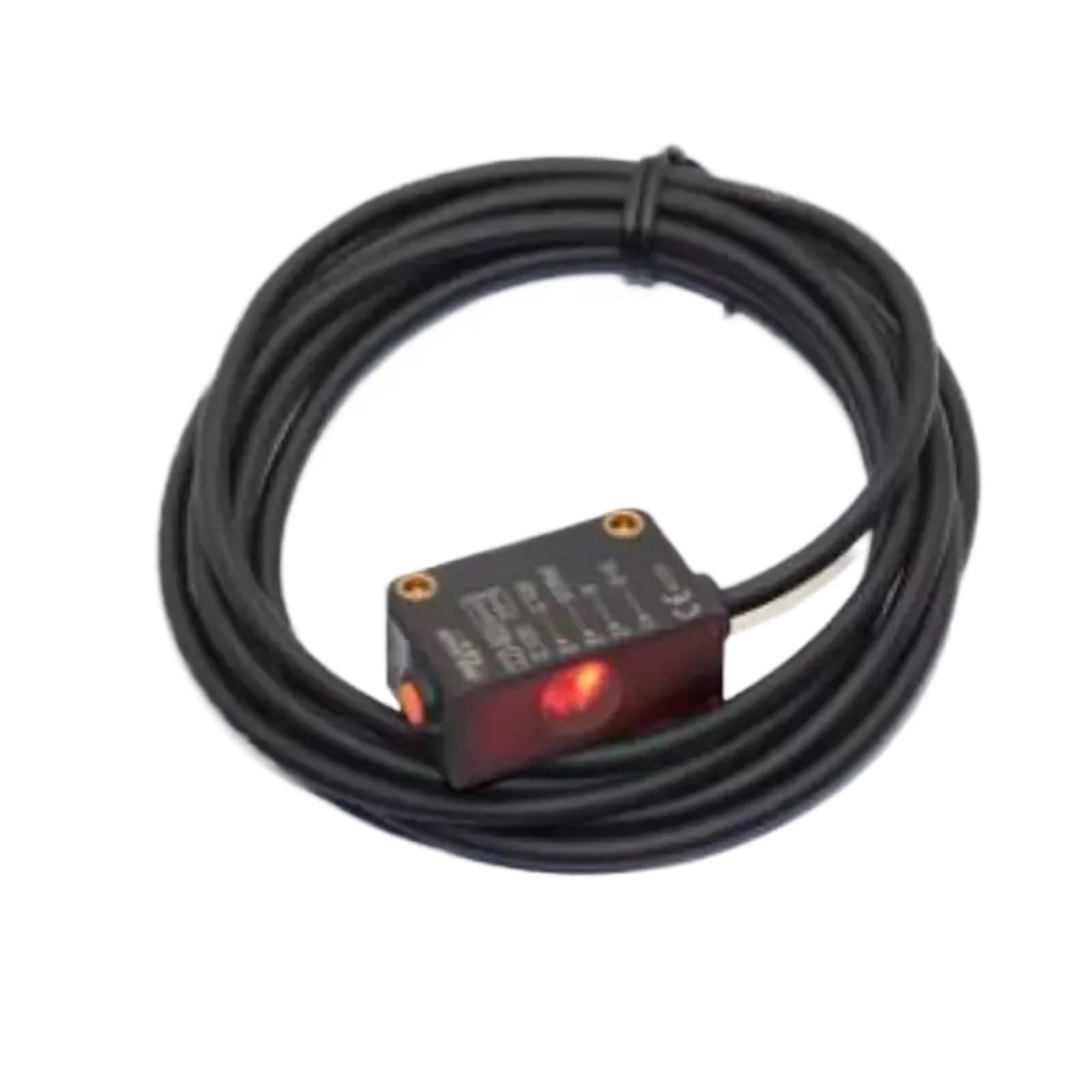 PXQCHAVLN 1pc Detection Transparent One-button Setting CCD Background Suppression Photoelectric Switch Sensor