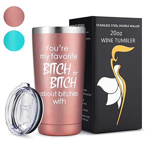 Gifts For Best friend, Wine Tumbler Sister Gifts For Bestie, You're My Favorite