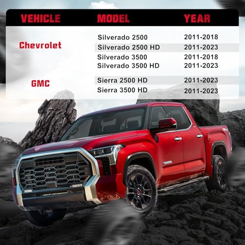 Image of BDFHYK 8x7 Wheel Spacers Thickness 1.5 inch (38mm) Compatible with Chevy 2011-2023 Silverado 2500 3500 HD Compatible with GMC Sierra 2500 3500 HD, 8x180 mm M14x1.5 & 125mm Hub Bore, Set of 4 No Lip