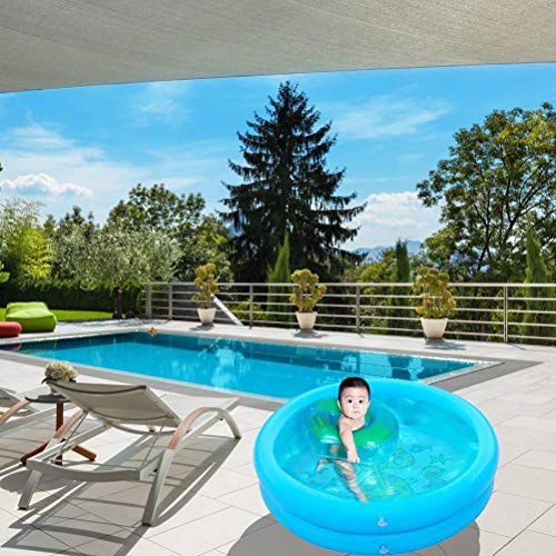 Acouto Piscina Inflable para Niños, Material de PVC, Divertido Juego Acuático, Seguro y Resistente, Fondo Cómodo para Niños, Piscina para Pequeños para Patio Trasero y Jardín (88)