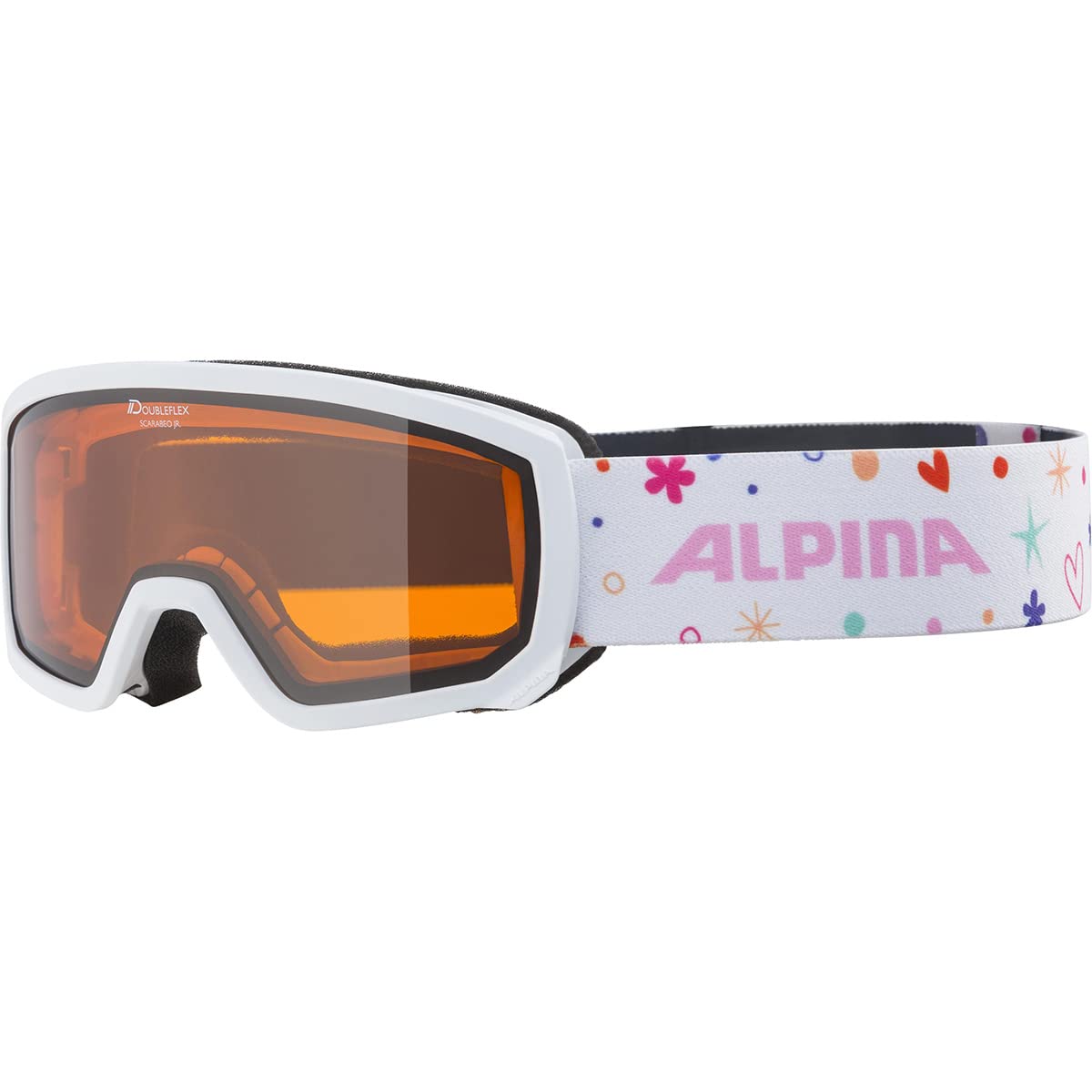 ALPINA Unisex - Dzieci, SCARABEO JR. Gogle narciarskie