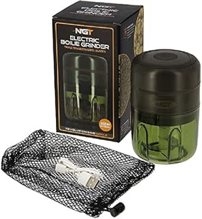 DNA Leisure NGT USB Rechargeable Boilie Bait Grinder Electric 3 Blade Chopper Carp Fishing Tackle 1200mAh Easy Clean