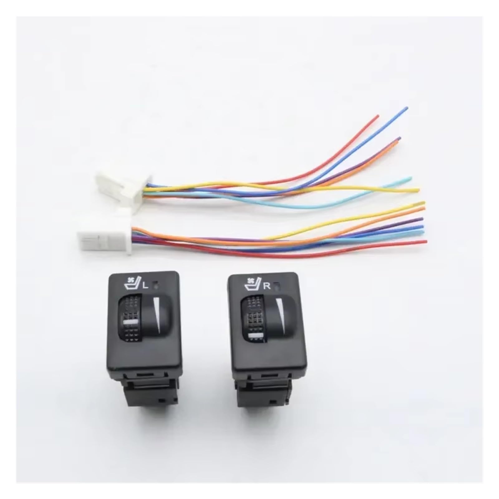 Interruptor ajuste asiento lateral Conector Regulador Temperatura