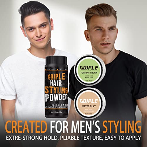 Hair Styling Power 1.05Oz Natural Look Styling Power For Men Volumizing & Texturizing Powder Flexible Hold Hair Clay Hair Powder For Men Easy To Apply Texture Powder With No Oil/Greasy/Residue #TOP7