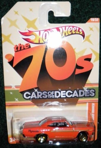 2010 HOT WHEELS THE 70S CARS OF THE DECADES 19/32 ORANGE 70 PLYMOUTH ROAD RUNNER by Hot Wheels