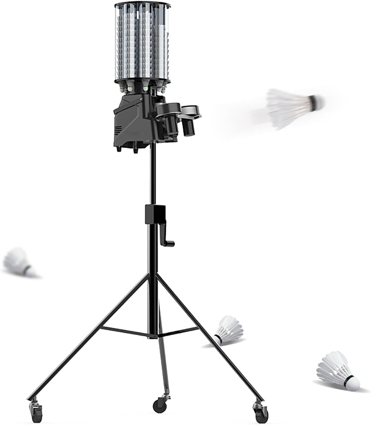 COYEUX Badminton Launcher, Smart App-Controlled Shuttlecock Machine, Can Hold Over 180 Badminton Shuttlecocks, for Beginners and Pros Alike