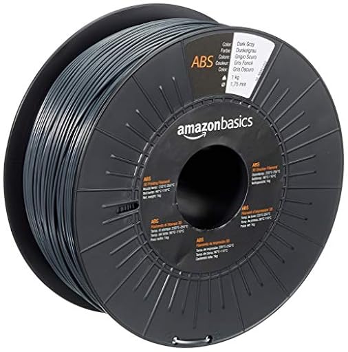 Amazon Basics Filamento para impresora 3D, plástico ABS, cinta de 1 kg, 1.75 mm, gris oscuro | Ya disponible en tu tienda friki favorita! En mundofriki.es! Amazon Basics Filamento para impresora 3D, plástico ABS, cinta de 1 kg, 1.75 mm, gris oscuro | Ya disponible en tu tienda friki favorita! En mundofriki.es!