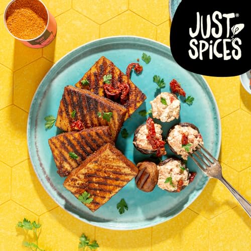 Just Spices Grill Geschenkbox I Geschenkset mit 3 Gewürzdosen I Grill-Marinaden & Rubs für Fleisch, Fisch, Gemüse