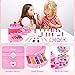 Bloranda 53 Pcs Kids Makeup Kit for Girl, Real Cosmetic Kids Makeup kit | Washable Unicorn Kids Makeup Play Set for Little Girls Christmas Birthday Party Gift Toys