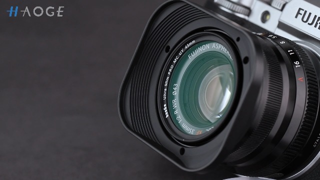 Amazon | Haoge LH-X35 バヨネットメタルスクエアレンズフードシェード