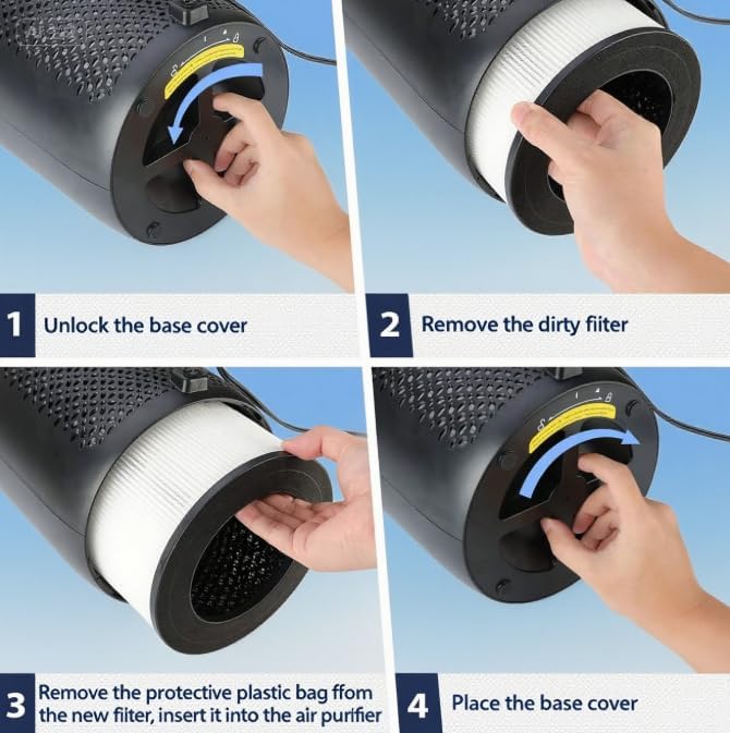 Miniatura 3 de Filtro de repuesto HY1800 compatible con purificador de aire MORENTOAYAFATOIOIOW