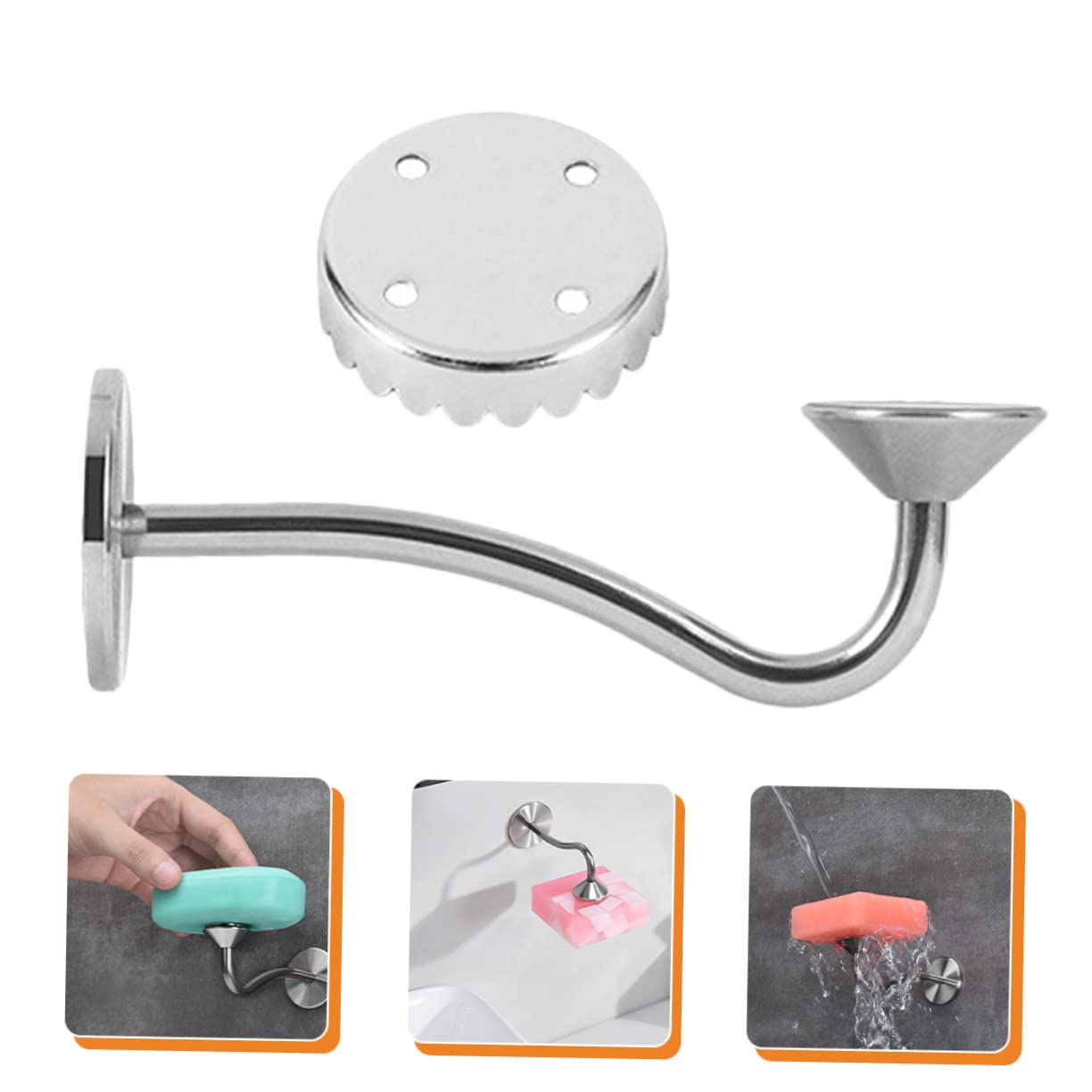 Portasapone Da Parete Magnetico Robusto E Attraente Per Riporre Facilmente Il Sapone