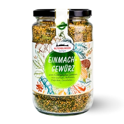 Altenburger Original Einmachgewürz, 400g im Glas, zum Einlegen für Gemüse wie Gurken, Bohnen,...