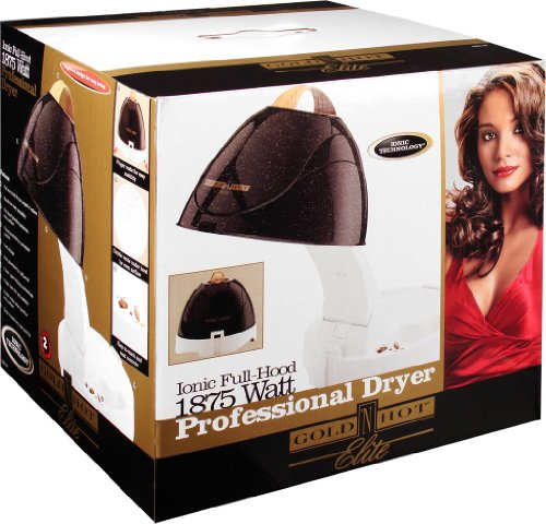 Gold N Hot Elite Hood Ionic Dryer, Gold (GH5135)