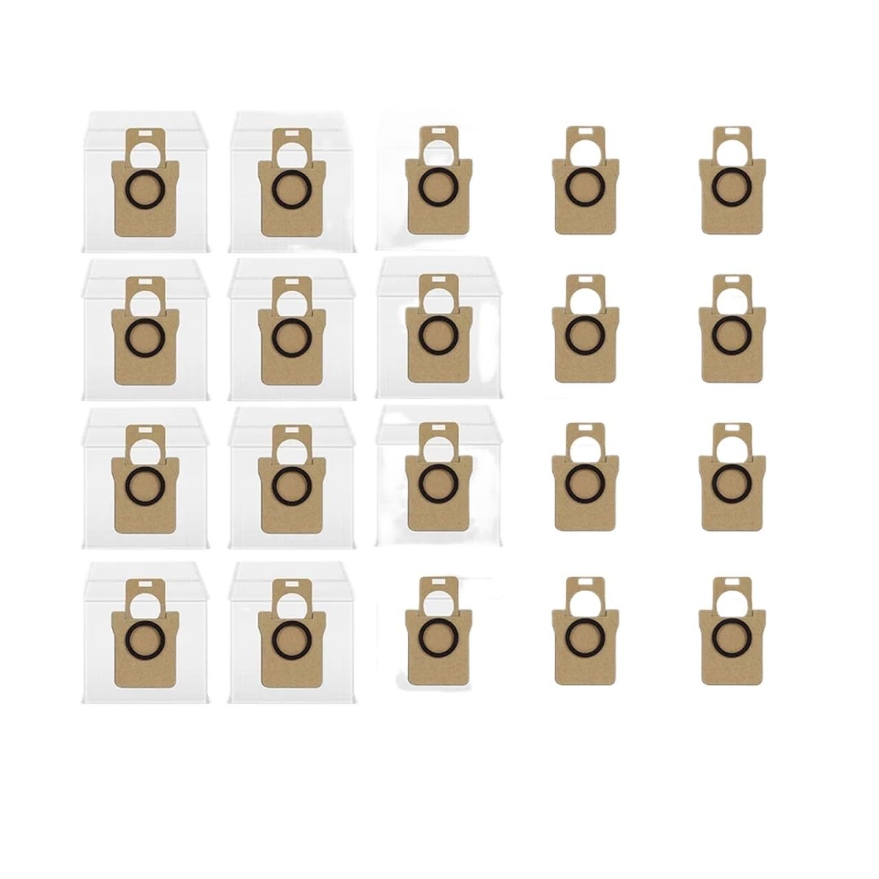 Bolsa for Polvo de Gran Capacidad, Compatible con P20 Pro T5 Pro, Piezas Recambio aspiradora Robot barredora(30PCS)