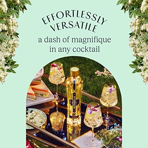 St-Germain French Artisanal Elderflower Liqueur, Made with Fresh Handpicked Elderflowers, No Artificial Flavours, 20% ABV, 50cl / 500ml