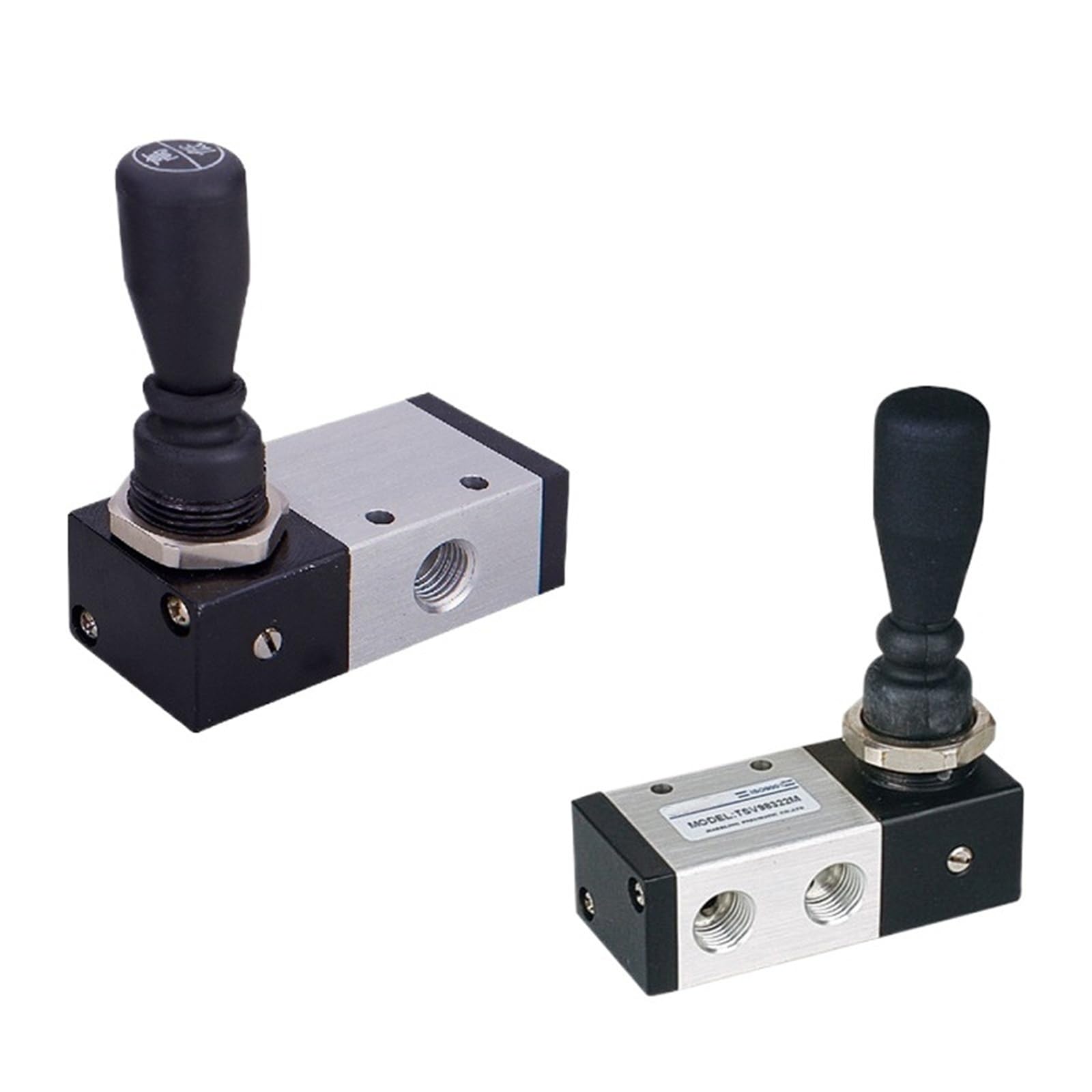 Distributeur pneumatique 2/3 voies 1/4 manuel anti-blocage 98321