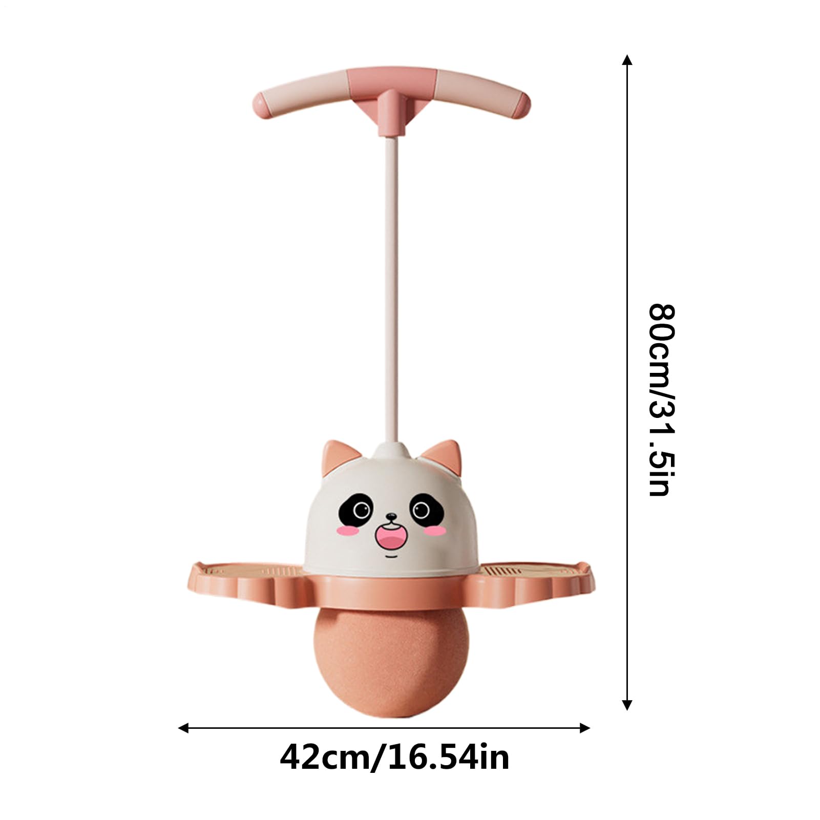 Generico Divertente Giocattolo per Saltare con Animali - Bastone per Bambini di 4 Anni, Stick Giocattolo da Salto Antiscivolo, Attrezzatura rimbalzante bilanciata