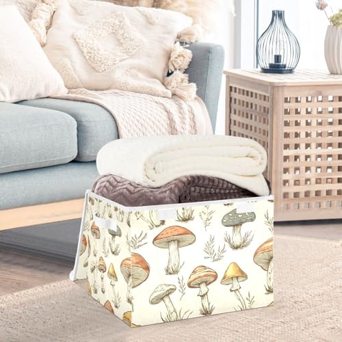 Boîtes de rangement pliables avec couvercle panier vêtements maison