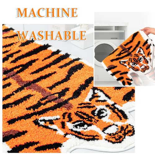 Yulyrezome Tiger Bath Mat For Bathroom thumb #6
